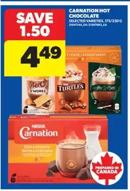 Real Canadian Superstore CARNATION HOT CHOCOLATE, 175/250 G offer