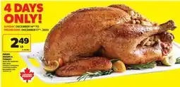 Real Canadian Superstore FRESH GRADE A TURKEY offer