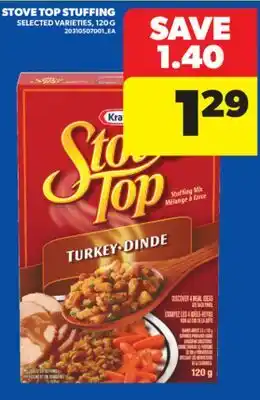 Real Canadian Superstore STOVE TOP STUFFING, 120 G offer