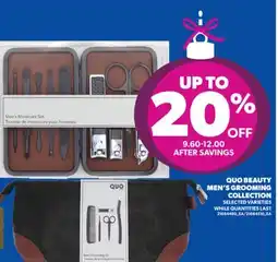Real Canadian Superstore QUO BEAUTY MEN'S GROOMING COLLECTION offer