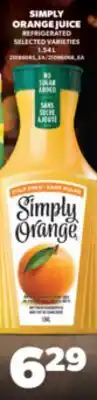 Real Canadian Superstore SIMPLY ORANGE JUICE, 1.54 L offer