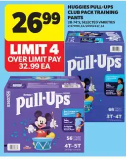 Real Canadian Superstore HUGGIES PULL-UPS CLUB PACK TRAINING PANTS offer