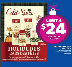 Real Canadian Superstore OLD SPICE HOLIDAY GIFT SETS offer