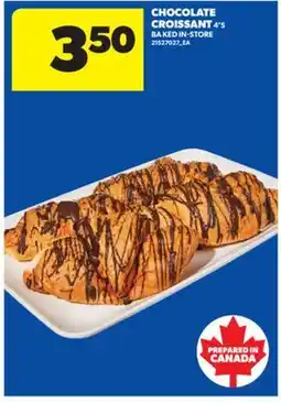 Real Canadian Superstore CHOCOLATE CROISSANT, 4'S offer