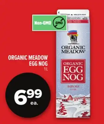 Metro ORGANIC MEADOW EGG NOG offer