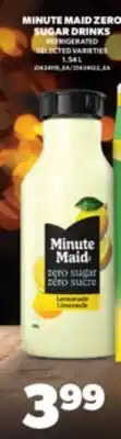 Real Canadian Superstore MINUTE MAID ZERO SUGAR DRINKS, 1.54 L offer