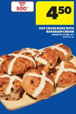 Real Canadian Superstore HOT CROSS BUNS WITH BAVARIAN CREAM, 8' S offer