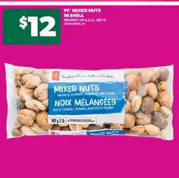 Real Canadian Superstore PC MIXED NUTS IN SHELL, 907 G offer