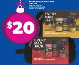 Real Canadian Superstore EVERY MAN JACK HOLIDAY GIFT SET offer