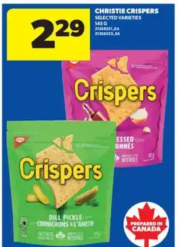 Real Canadian Superstore CHRISTIE CRISPERS, 145 G offer