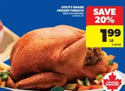 Real Canadian Superstore UTILITY GRADE FROZEN TURKEYS offer