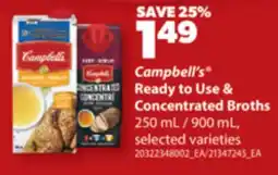 Real Canadian Superstore CAMPBELL'S READY TO USE & CONCENTRATED BROTHS offer