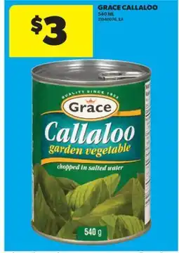 Real Canadian Superstore GRACE CALLALOO, 540 ML offer