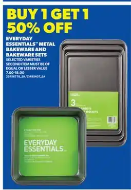 Real Canadian Superstore EVERYDAY ESSENTIALS METAL BAKEWARE AND BAKEWARE SETS offer