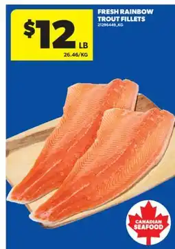 Real Canadian Superstore FRESH RAINBOW TROUT FILLETS offer