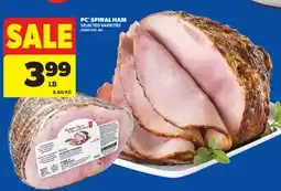 Real Canadian Superstore PC SPIRAL HAM offer