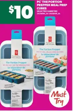 Real Canadian Superstore PC THE PORTION PREPPER MEAL PREP CUBES offer