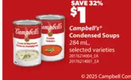Real Canadian Superstore CAMPBELL'S CONDENSED SOUPS, 284 ML offer