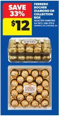 Real Canadian Superstore FERRERO ROCHER DIAMOND OR COLLECTION BOX, 24/30'S, 248-375 G offer