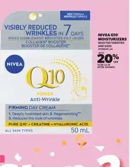 Real Canadian Superstore NIVEA Q10 MOISTURIZERS offer