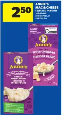 Real Canadian Superstore ANNIE'S MAC & CHEESE, 148-170 G offer