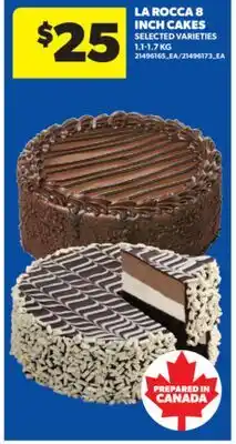Real Canadian Superstore LA ROCCA 8 INCH CAKES, 1.1-1.7 KG offer