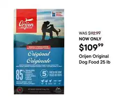 Petvalu Orijen Original Dog Food 25 lb offer
