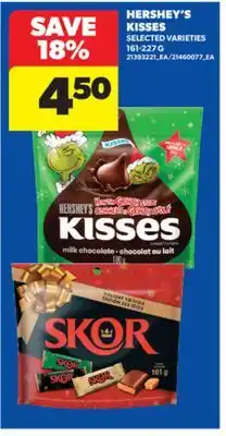 Real Canadian Superstore HERSHEY'S KISSES, 161-227 G offer