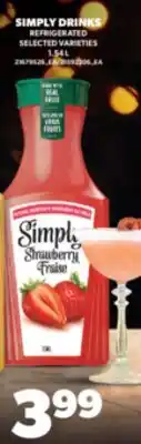 Real Canadian Superstore SIMPLY DRINKS, 1.54 L offer