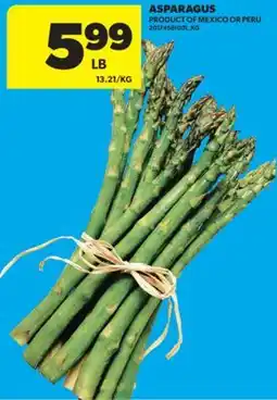 Real Canadian Superstore ASPARAGUS offer