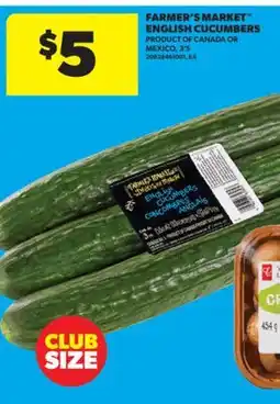 Real Canadian Superstore FARMER'S MARKET ENGLISH CUCUMBERS, 3'S offer