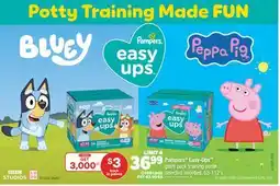 Real Canadian Superstore PAMPERS EASY-UPS GIANT PACK TRAINING PANTS, 68-112' S offer