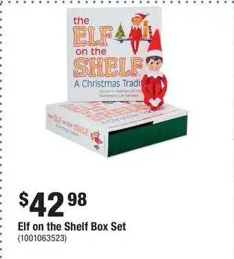 Home Depot Elf on the Shelf Box Set offer