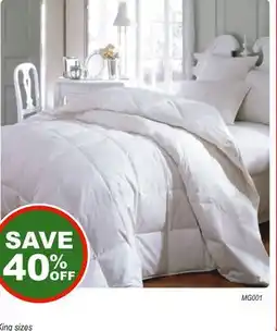 Oxford Mills W Home MicroGel Duvet offer