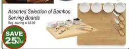 Oxford Mills Assorted Selection of Bamboo Serving Boards offer