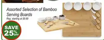 Oxford Mills Assorted Selection of Bamboo Serving Boards offer