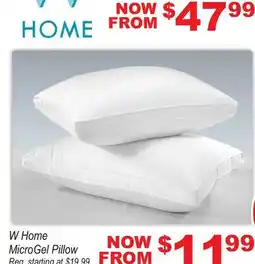 Oxford Mills W Home MicroGel Pillow offer