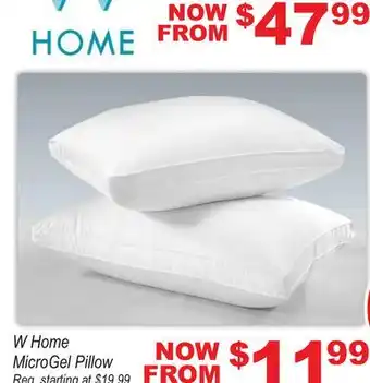 Oxford Mills W Home MicroGel Pillow offer