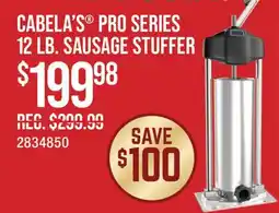 Cabela's CABELA'S PRO SERIES 12 LB. SAUSAGE STUFFER offer