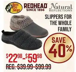 Cabela's SLIPPERS FOR THE WHOLE FAMILY offer