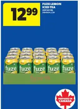 Real Canadian Superstore FUZE LEMON ICED TEA, 20X341 ML offer