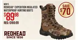 Cabela's MEN'S REDHEAD EXPEDITION INSULATED WATERPROOF HUNTING BOOTS offer