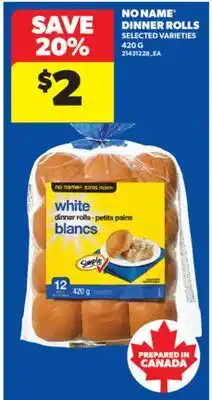 Real Canadian Superstore NO NAME DINNER ROLLS, 420 G offer
