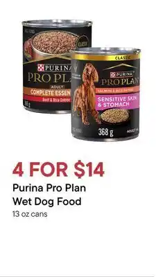 Petvalu Purina Pro Plan Wet Plan Wet Dog Food offer