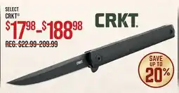 Cabela's SELECT CRKT offer