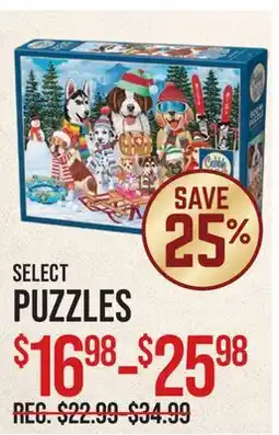 Cabela's SELECT PUZZLES offer