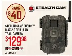Cabela's STEALTH CAM FUSION MAX 2.0 CELLULAR TRAIL CAMERA offer