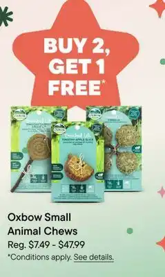 Petvalu Oxbow Small Animal chews offer