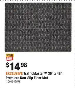 Home Depot EXCLUSIVE TrafficMaster 36 x 48 Premiere Non-Slip Floor Mat offer