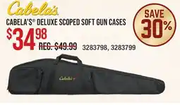 Cabela's CABELA'S DELUXE SCOPED SOFT GUN CASES offer